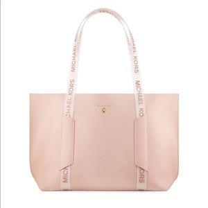 Authentic Michael Kors Faux Leather Blush Pk Tote